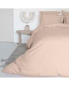 Drap housse 100% Satin de Coton Julia poudre