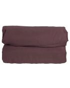 Drap housse 100% Satin de Coton Julia violet