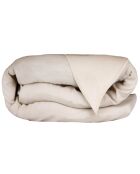 Housse de couette 100% Satin de Coton Julia craie