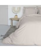 Housse de couette 100% Satin de Coton Julia craie