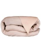 Housse de couette 100% Satin de Coton Julia poudre