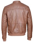 Veste en Cuir Archibald cognac