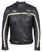 Christo Schwarze Lederjacke