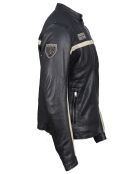 Christo Schwarze Lederjacke