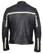 Christo Schwarze Lederjacke
