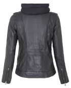 Veste en Cuir Djaya noire