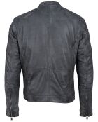 Veste en Cuir Jefferson noire