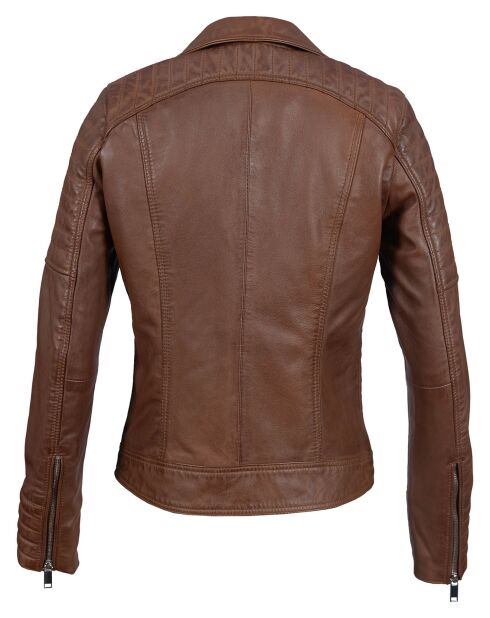 Perfecto en Cuir Jessy cognac