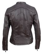 Veste en Cuir Jill marron