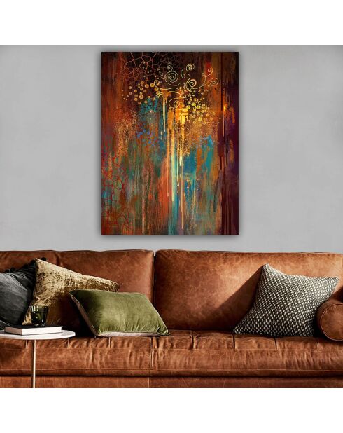 Tableau sur toile décoratif multicolore - 70x100 cm