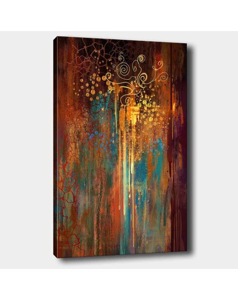 Tableau sur toile décoratif multicolore - 70x100 cm