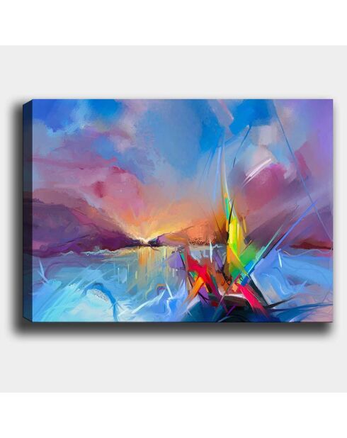 Tableau sur toile décoratif multicolore - 70x100 cm