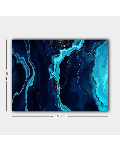 Tableau sur toile décoratif multicolore - 70x100 cm
