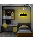 Lampe murale Batman jaune - 50x25 cm