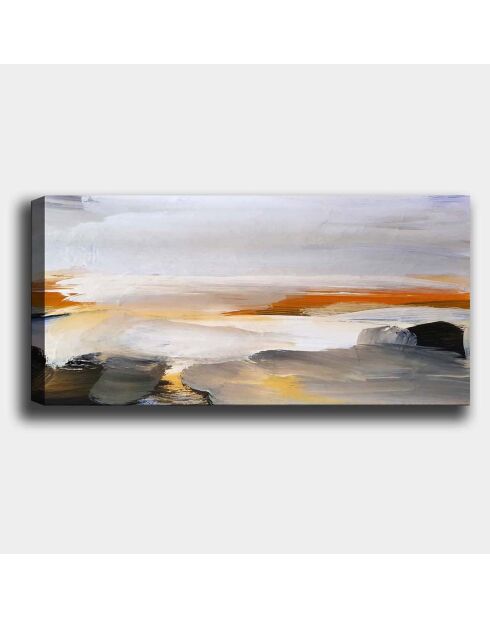 Tableau sur toile décoratif multicolore - 50x120 cm
