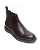 Chelsea Boots en Cuir Riey marron