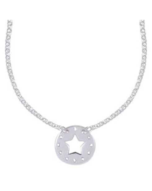 Zilveren halsketting met ster