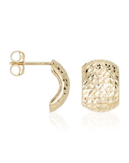 Boucles d'oreilles Olympe or jaune