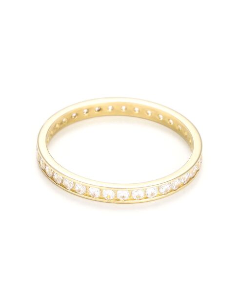 Bague Jane Zircone or jaune