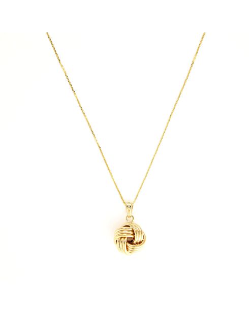 Geelgouden strik hanger