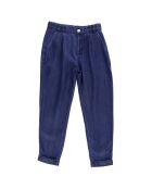 Pantalon fluide bleu