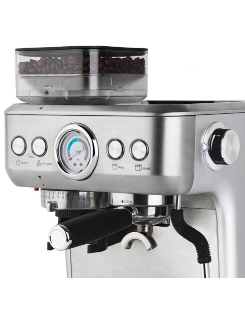 Machine Expresso argentée - 1620W