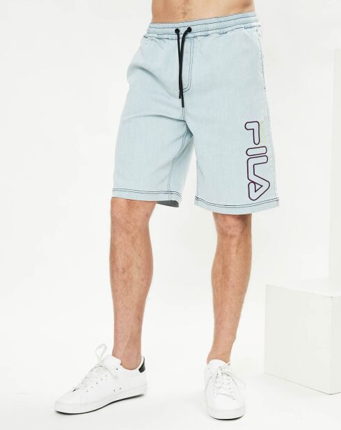 Short Charles bleu denim