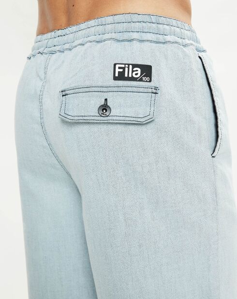 Short Charles bleu denim