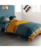 Parure Housse de couette Lupin verte