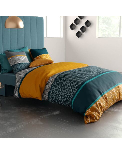 Parure Housse de couette Lupin verte