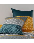 Parure Housse de couette Lupin verte