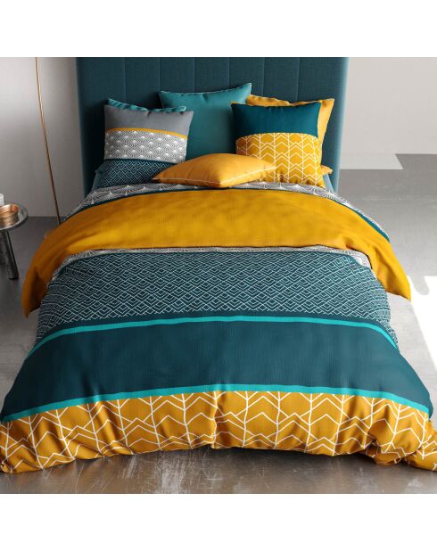 Parure Housse de couette Lupin verte