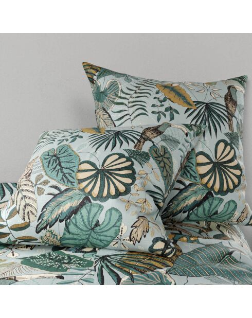 Parure housse de couette Cancun bleue