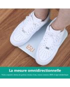 Balance numérique bluetooth à piles blanche