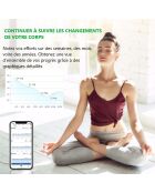 Balance numérique bluetooth à piles blanche