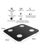 Balance numérique bluetooth noire