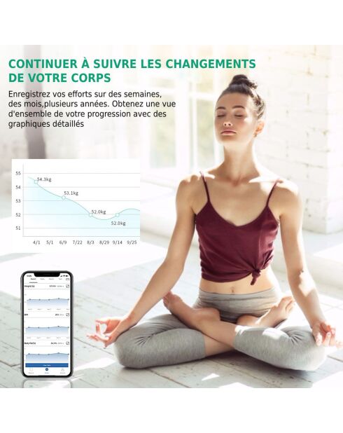 Balance numérique bluetooth noire