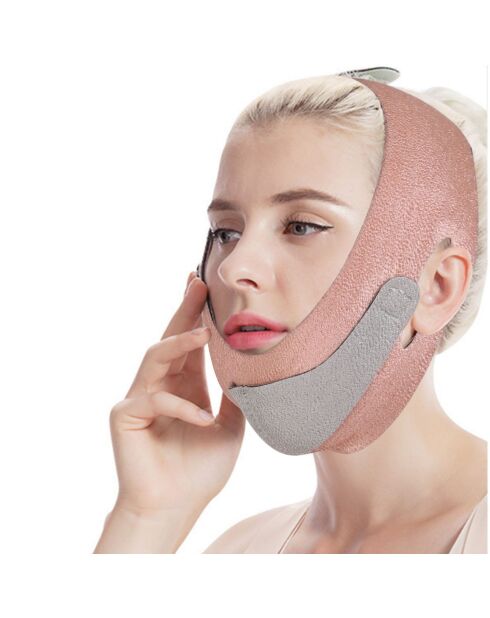 Fascia per lifting facciale rosa a V