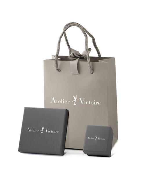 Grijze krafttas van klein formaat