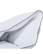 Couette 500gsm plume d'oie anti acariens blanche - 140x200 cm