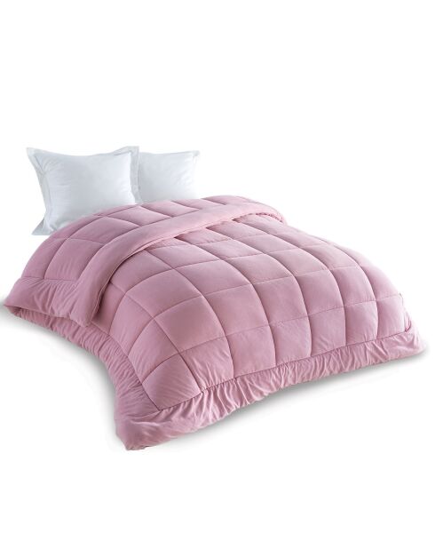 Couette polaire biface 170 gsm rose - 240x220 cm