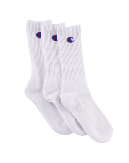 3 Paires de Chaussettes Legacy blanches