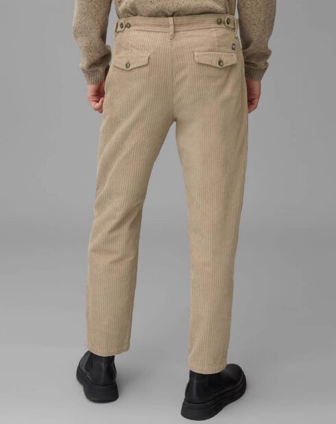 Pantalon Chino Narvik Velours camel