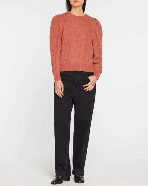 Pull en Laine mélangée Mikael rouge moyen