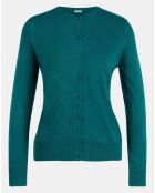 Cardigan en Maille fine Fanny vert foncé