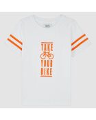T-Shirt Rare MC imprimé blanc