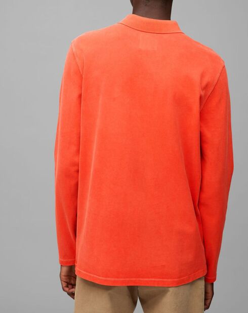 Polo ML Coton Organic Uni orange