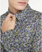 Chemise Fleurs Acid multicolore