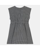 Robe ajustée Umple pied de poule noire