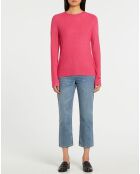 Pull en Maille fine col rond Fanny rose